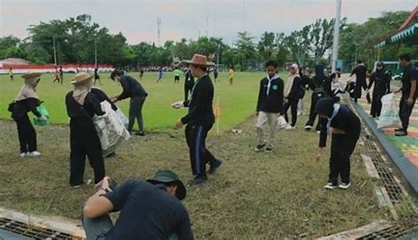 Foto Aksi Green Corps Dlh Saat Tangani 7,7 Ton Sampah Festival