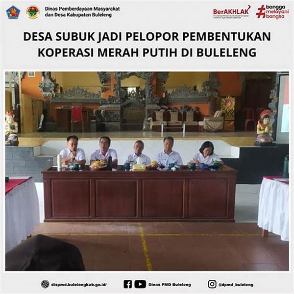 Pembangunan Desa! Desa Subuk Jadi Pelopor Pembentukan Koperasi Merah Putih Di Buleleng, Inspirasi Umkm!